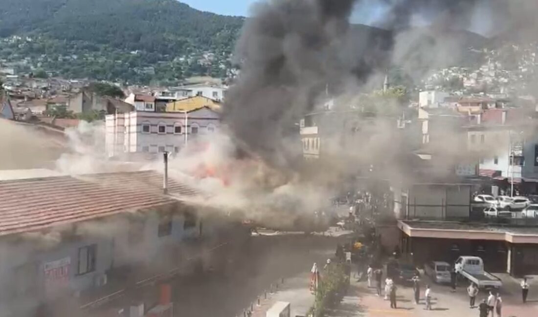 Bursa Kayıhan Çarşısı'nda meydana gelen yangın, bölgedeki güvenlik ve esnaf