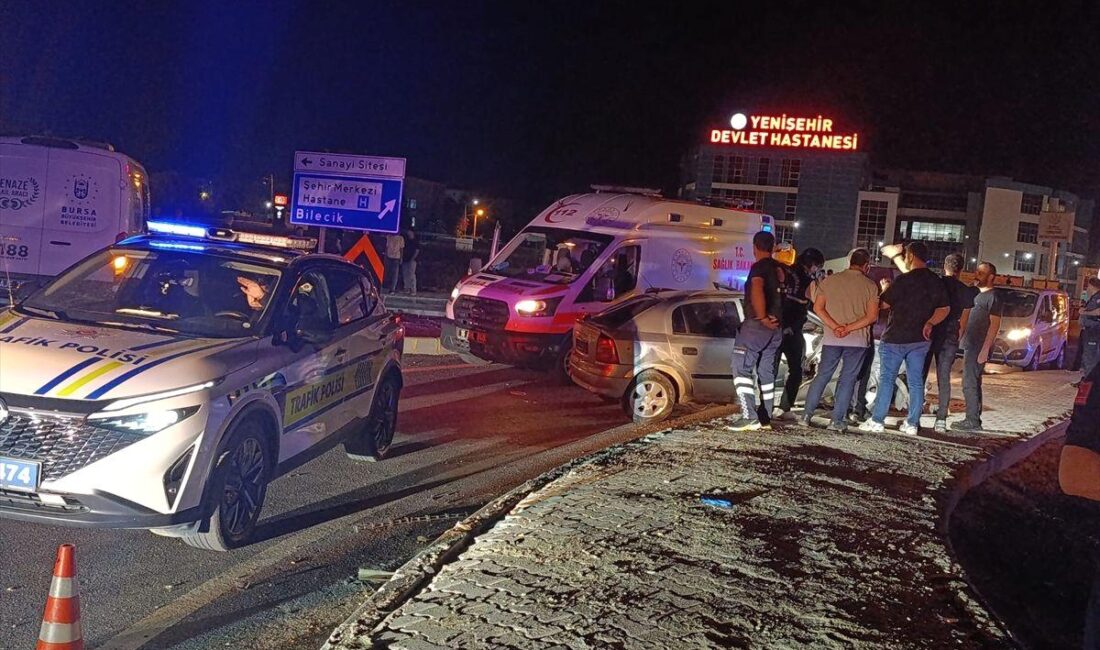 Bursa Yenişehir’de meydana gelen trafik kazasında 1 kişi hayatını kaybetti,