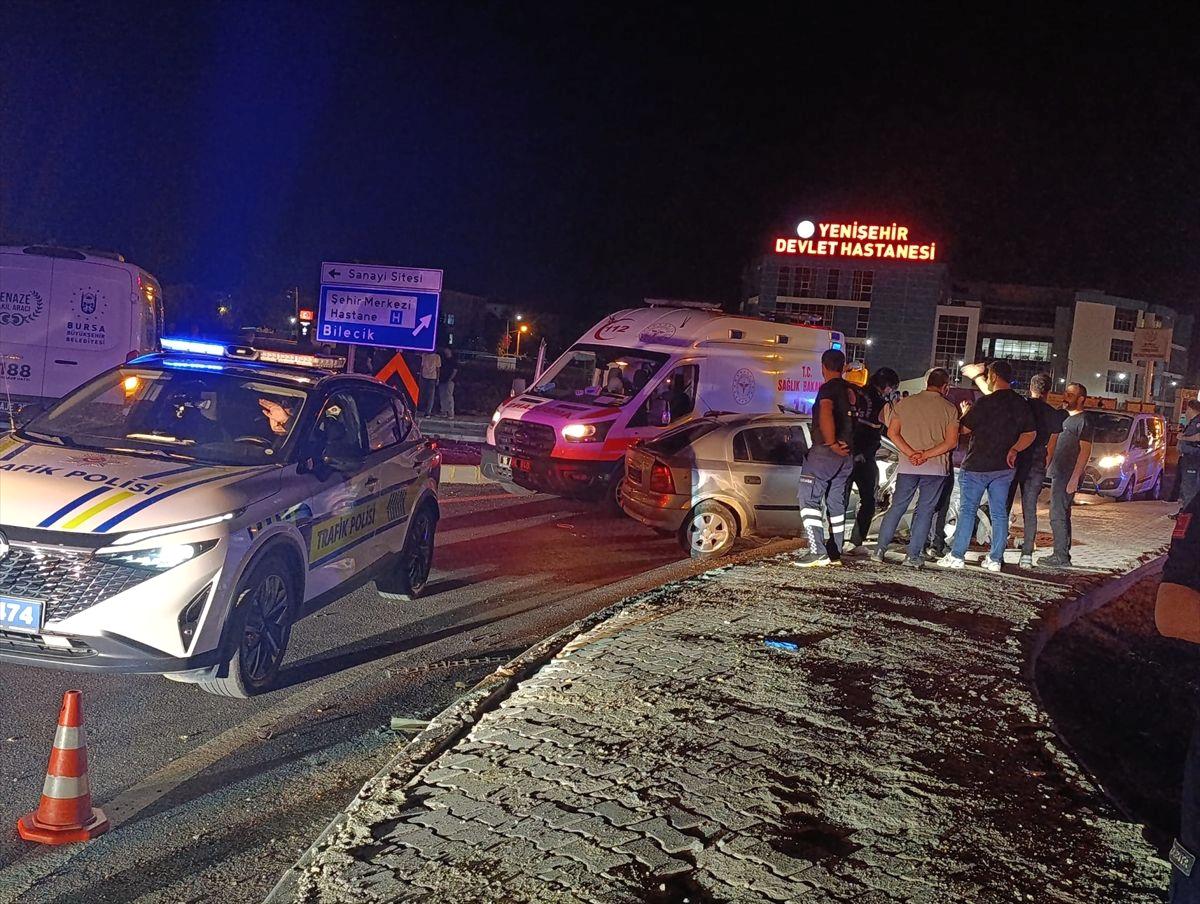 Bursa Yenişehir’de meydana gelen trafik kazasında 1 kişi hayatını kaybetti,