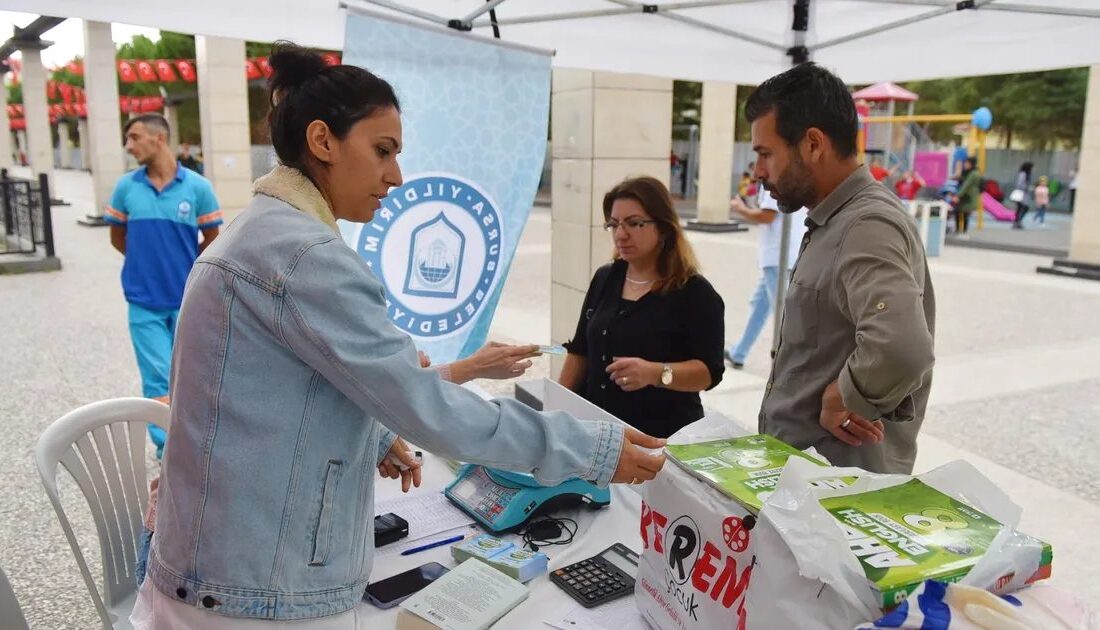 Bursa Yıldırım'da gerçekleşen kitap toplama kampanyasıyla eğitim ve kültür alanında
