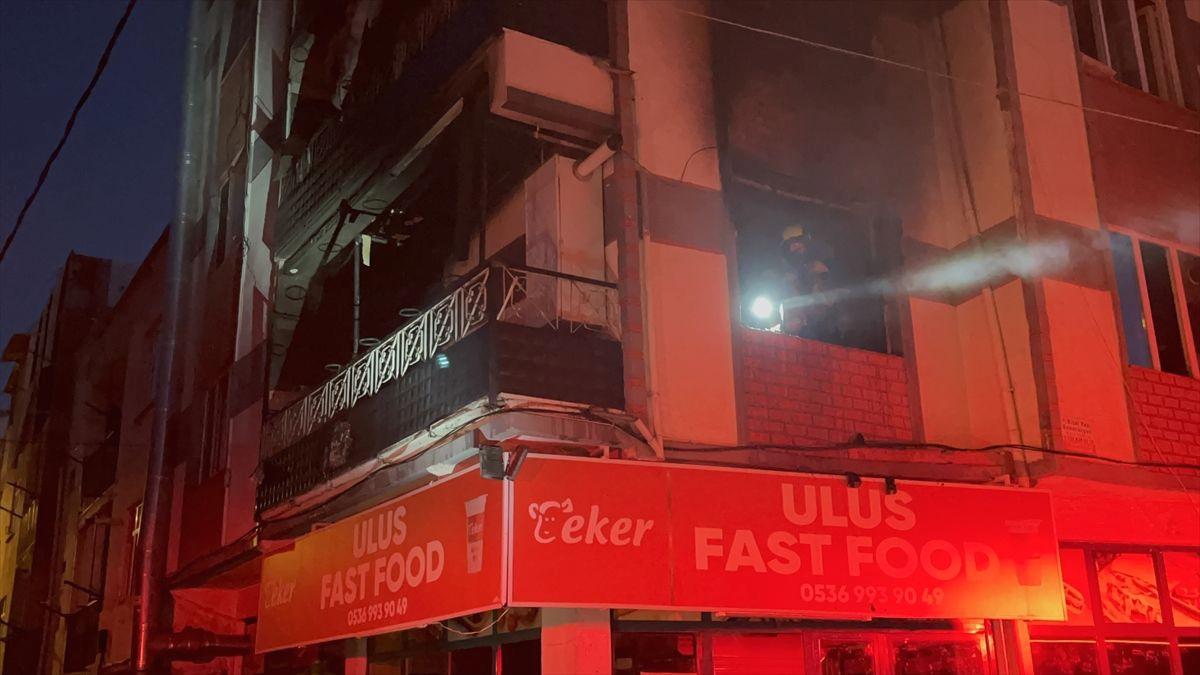Bursa Yıldırım'da çıkan yangında 5 kişi dumandan etkilendi. Olayla ilgili