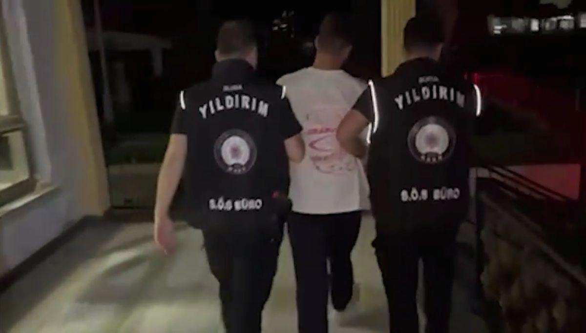 Bursa'da 12,5 yıl hapis cezasıyla aranan şüpheli yakalandı. Güvenlik güçleri