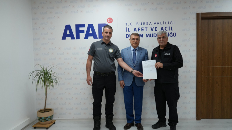 Bursa'da BESAK'a AFAD Akreditasyonu