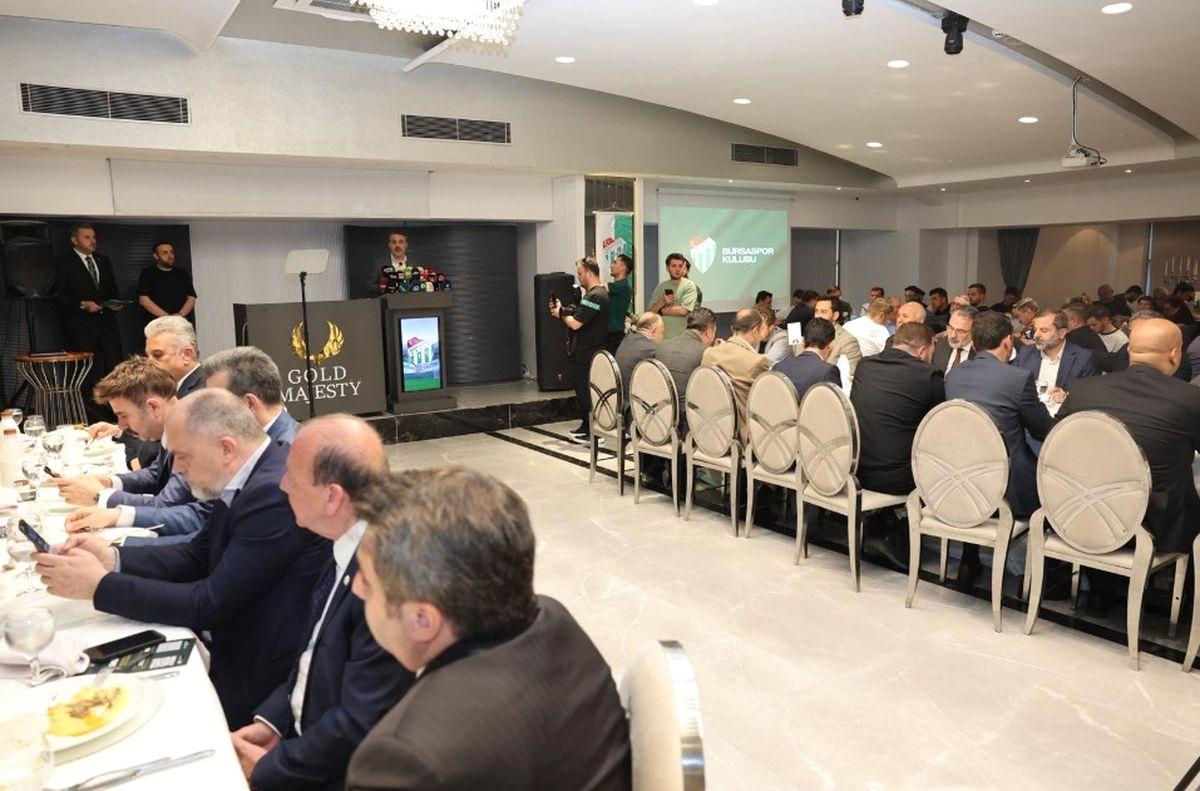Bursa'da Bursaspor'un 63. kuruluş yıldönümü resmi törenlerle kutlandı, spor camiası