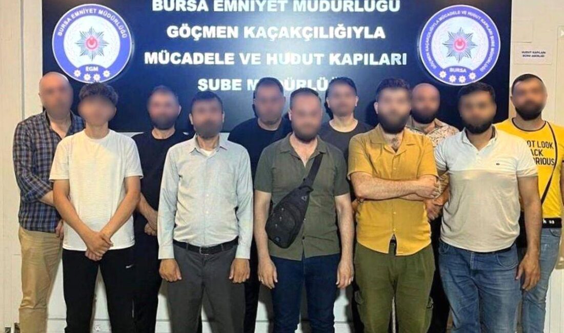 Bursa'da düzensiz göç ve kaçakçılıkla mücadelede güncel ve resmi bilgiler,