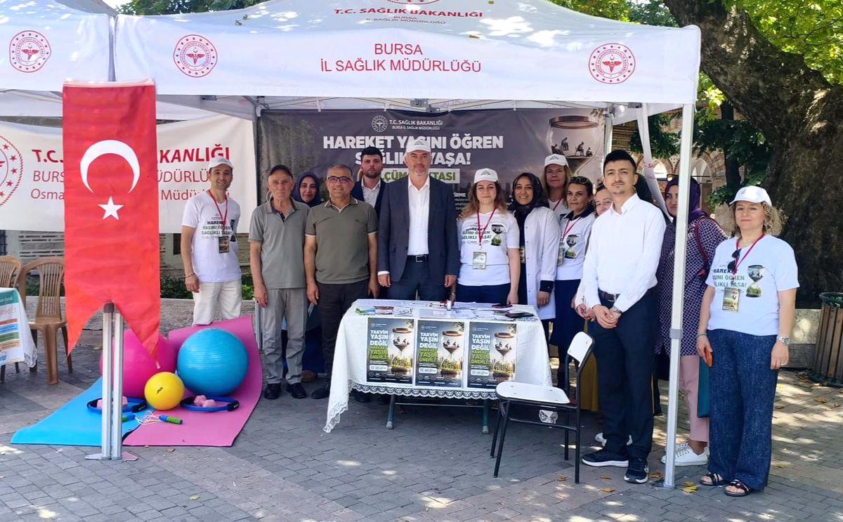 Bursa'da hareket yaşı ölçüm kampanyasıyla sağlıklı yaşamı destekleyin, hareket etmenin