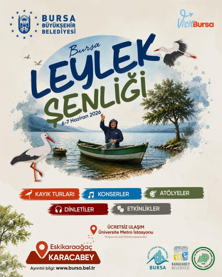 Bursa'da Leylek Şenliği Hazırlıkları Tamamlandı