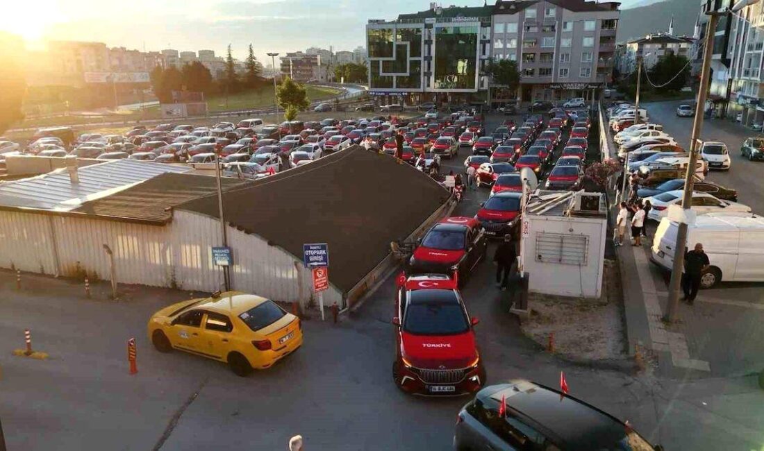 Bursa'da milli takıma destek amacıyla düzenlenen konvoy etkinliği hakkında detaylar,