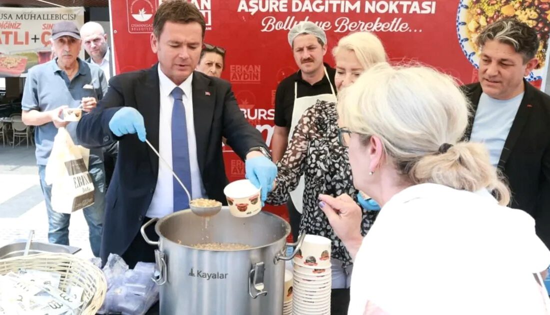Bursa'da Muharrem Ayı'nda anlamlı aşure dağıtımlarıyla birlik ve beraberliğin pekiştiği