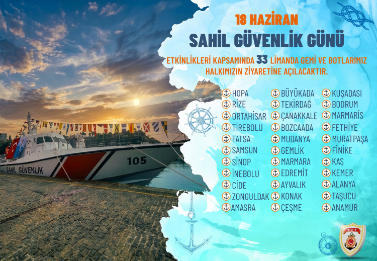 Bursa'da Sahil Güvenlik Günü Etkinlikleri