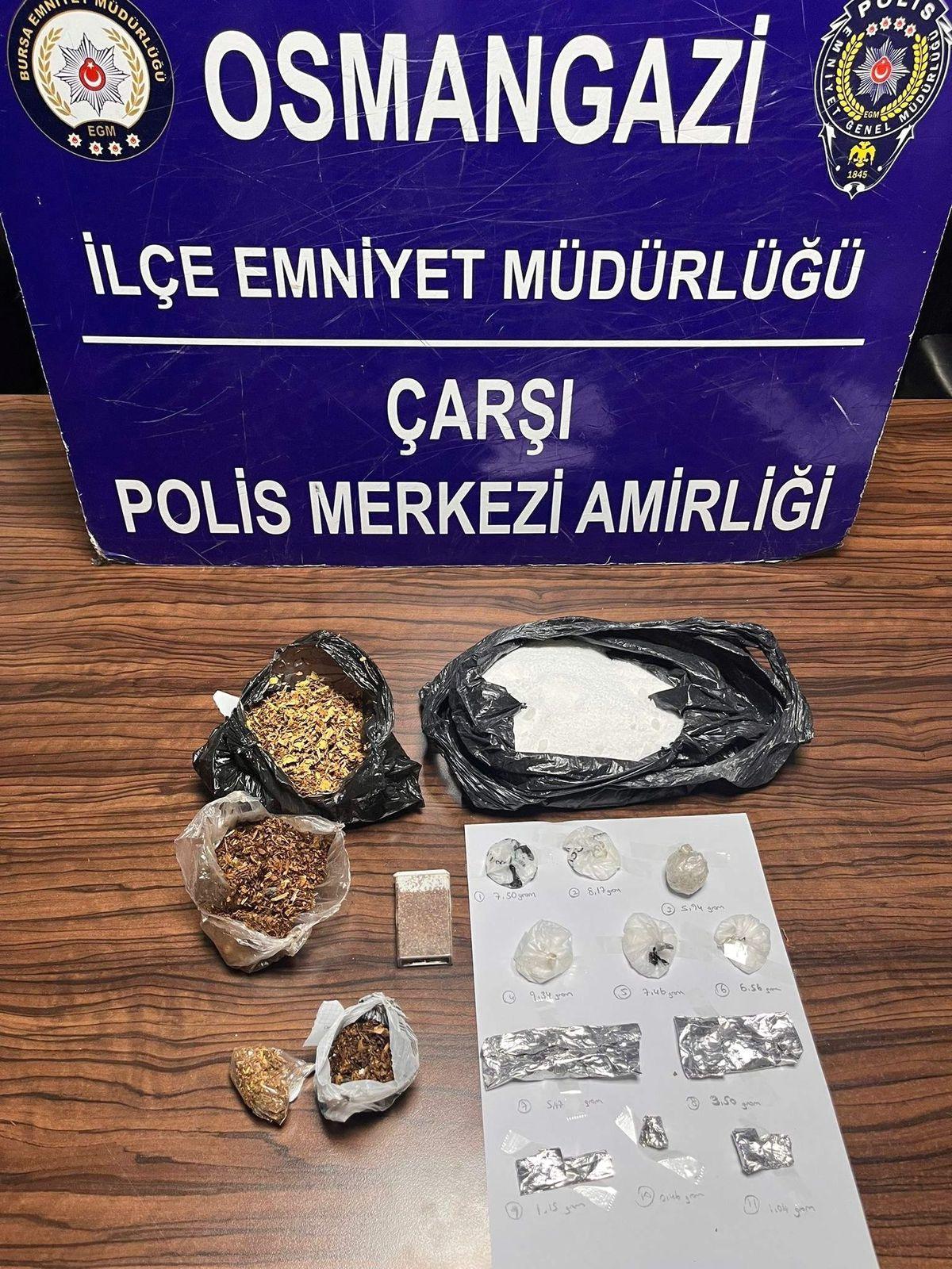 Bursa'da gerçekleştirilen uyuşturucu ve arananlar operasyonu detayları ile suçla mücadelede