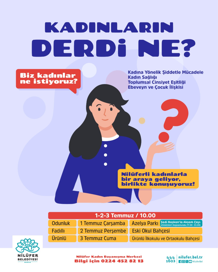 Bursa'da Yaz Dönemi Sosyal Etkinlikleri