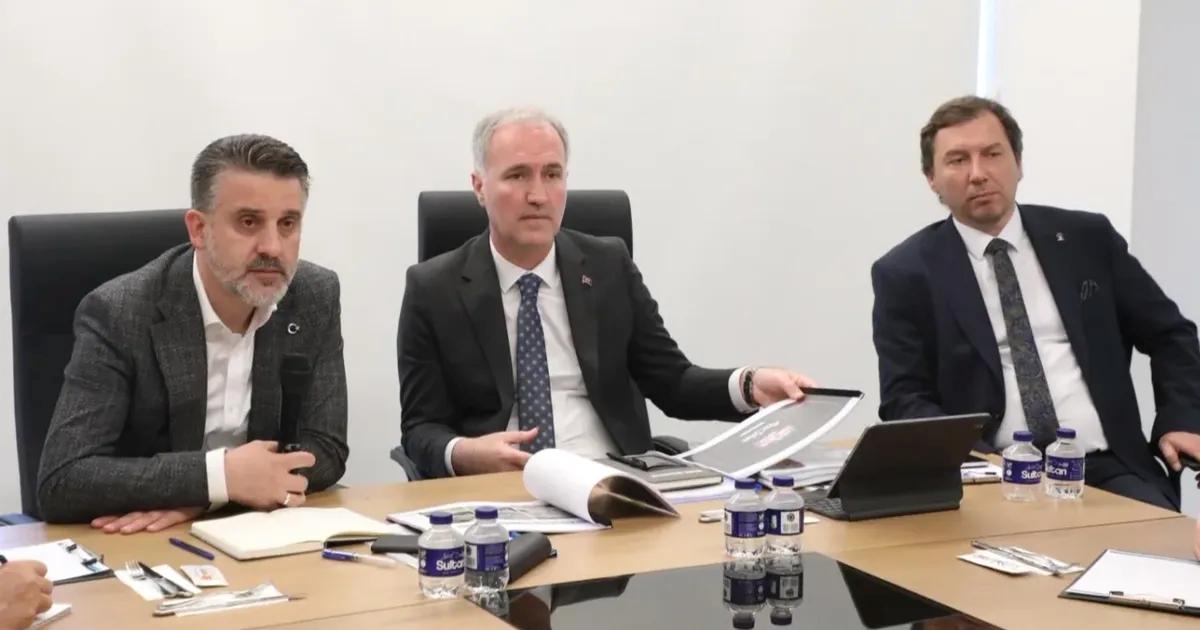 Bursa'daki ilçe ziyaretleri kapsamında, İnegöl'deki çalışmalar detaylandırılarak değerlendirilmiş ve ilçe