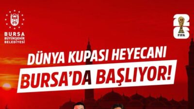 Bursa Büyükşehir Belediyesi, A Milli Futbol Takımımızın 2026 FİFA Dünya