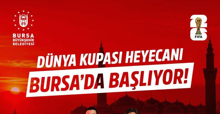 Bursa Büyükşehir Belediyesi, A Milli Futbol Takımımızın 2026 FİFA Dünya