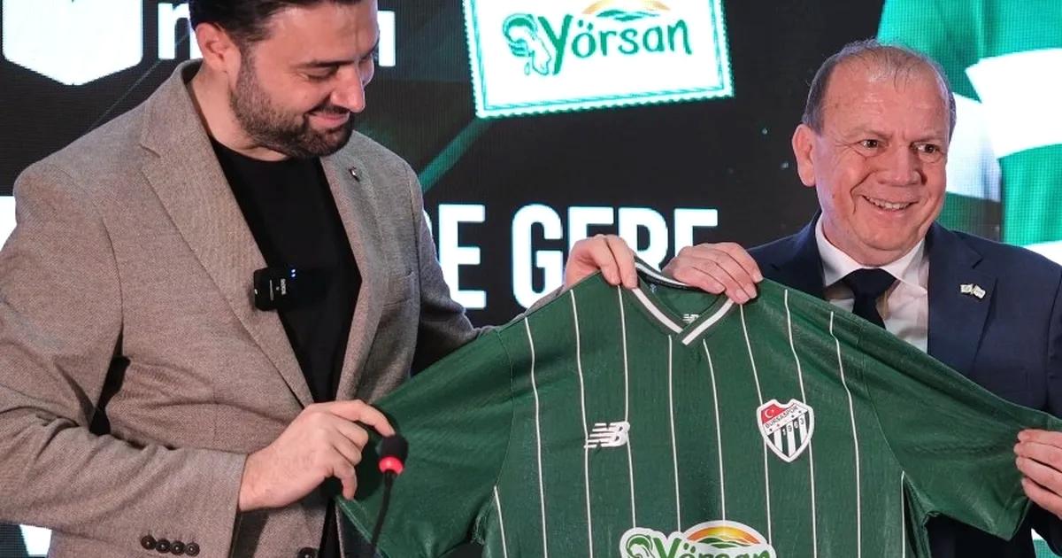 Bursaspor, yeni sezon sponsorunu açıkladı. Resmi açıklama ve detaylar için