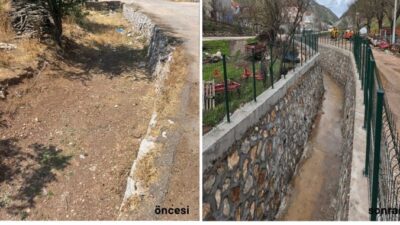 Bursa Büyükşehir Belediyesi’ne bağlı BUSKİ ekipleri, Gürsu ilçesi Dışkaya Mahallesi’nde