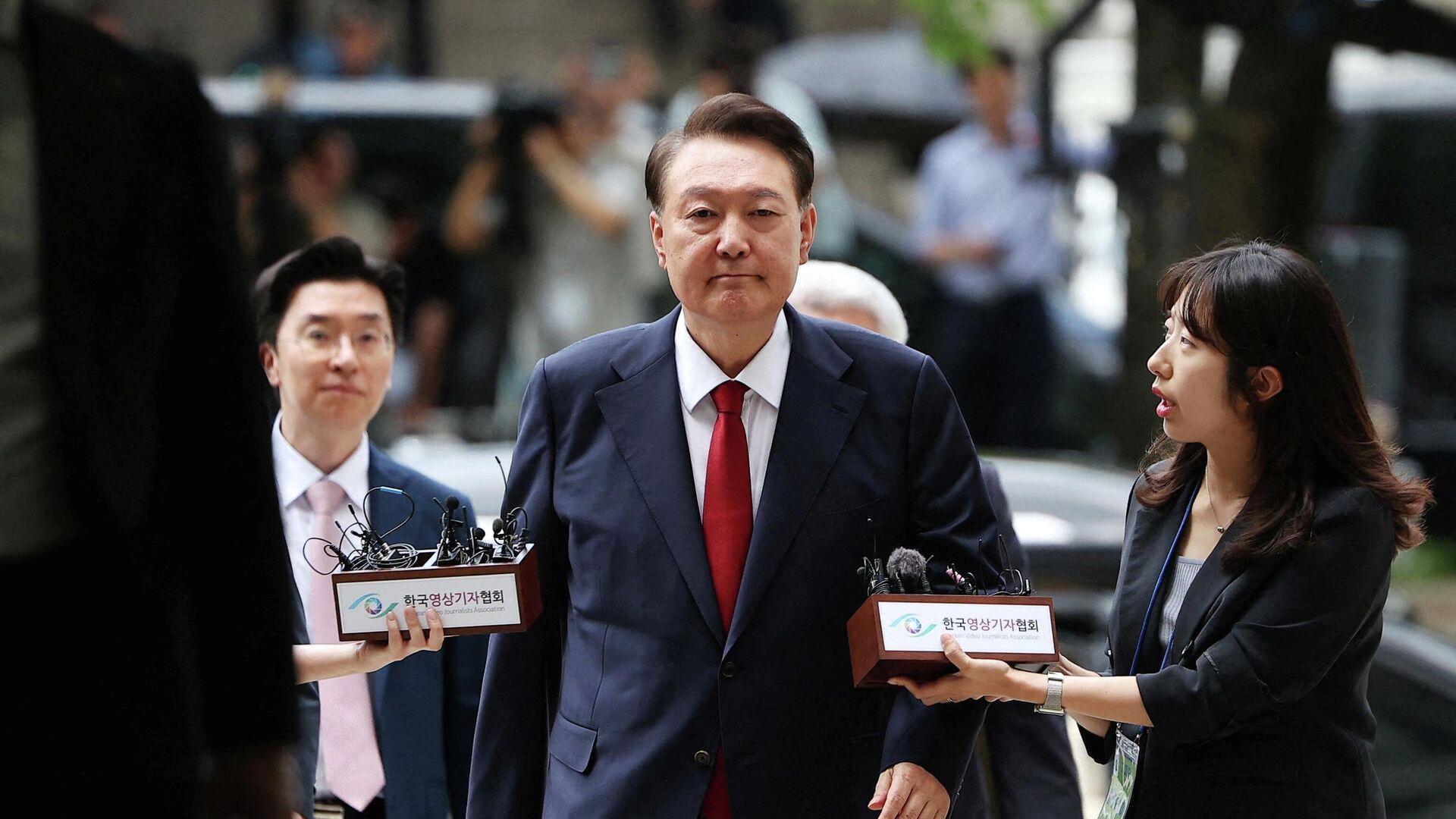 Eski Güney Kore Başkanı Yoon Suk Yeol, mahkeme çıkışında sert