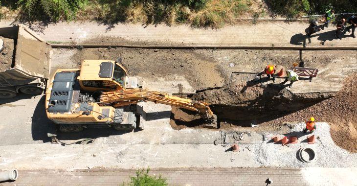 Şehrin altyapısını güçlendirmek adına yatırımlarını sürdüren Bursa Büyükşehir Belediyesi, İnegöl