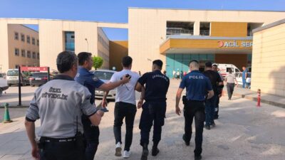 İnegöl'de gerçekleşen hırsızlık olayında şüpheli yakalanarak güvenlik güçleri tarafından gözaltına
