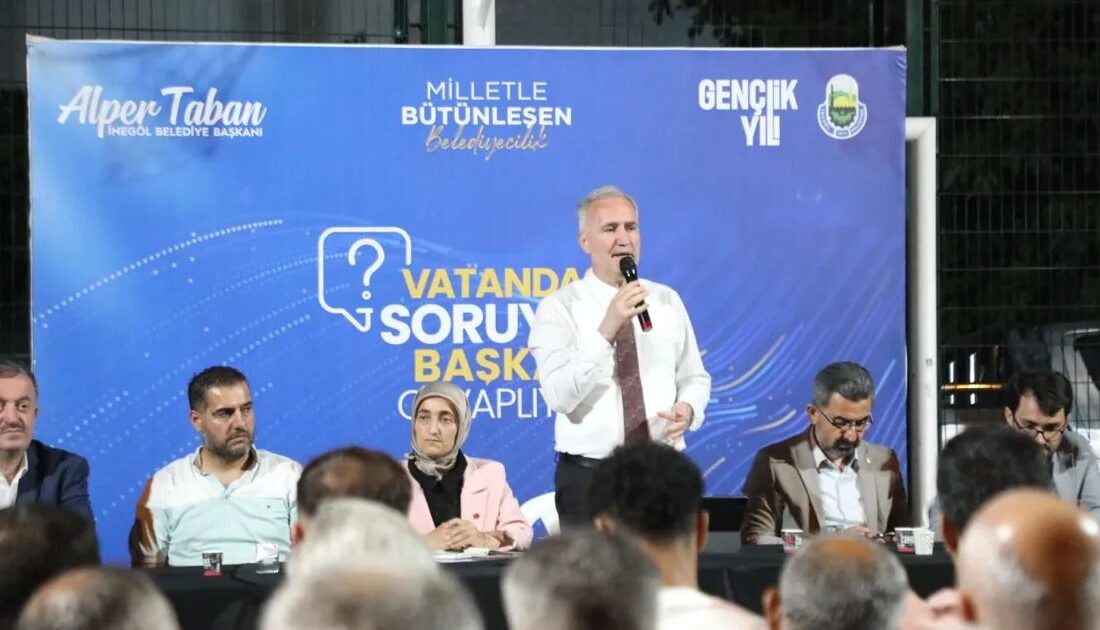 İnegöl'de mahalle buluşmaları devam ediyor. Yerel halkın talepleri ve projelerle