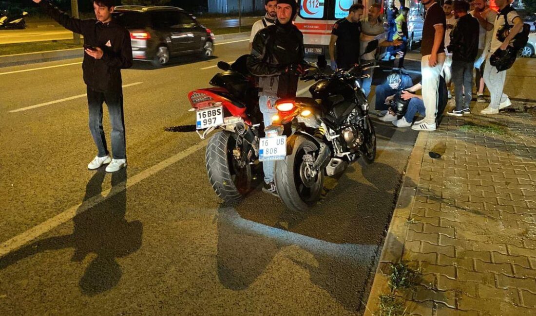 İnegöl'de gerçekleşen motosiklet kazasında 3 kişi yaralandı. Olay yerine sevk