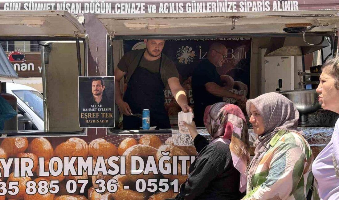 İznik'te Eşref Karakteri anısına düzenlenen lokma dağıtım etkinliğiyle geleneksel kültürümüz