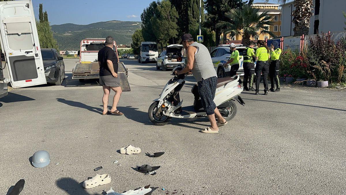 İznik'te gerçekleşen kazada otomobil ve motosiklet çarpıştı. Olayla ilgili detaylar