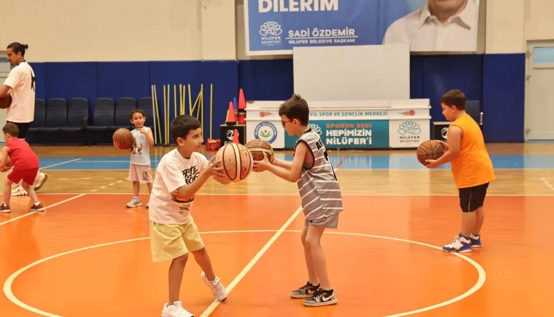 Nilüfer Yaz Spor Okulları başladı! Güvenle ve eğlenerek spor yapma
