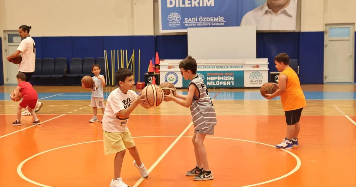 Nilüfer Yaz Spor Okulları başladı! Güvenle ve eğlenerek spor yapma