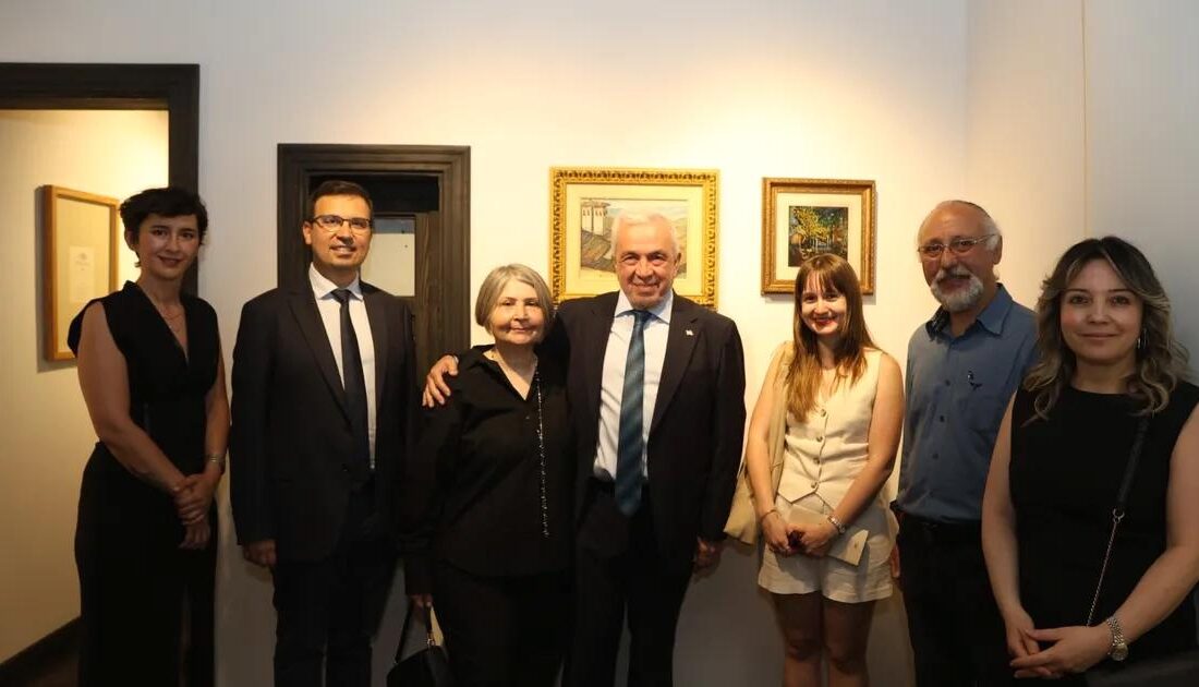 Nilüfer'de Bedri Rahmi Eyüboğlu Sergisi açıldı. Sanatseverler bu özel etkinlikle