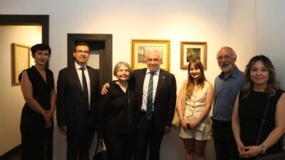 Nilüfer'de Bedri Rahmi Eyüboğlu Sergisi açıldı. Sanatseverler bu özel etkinlikle
