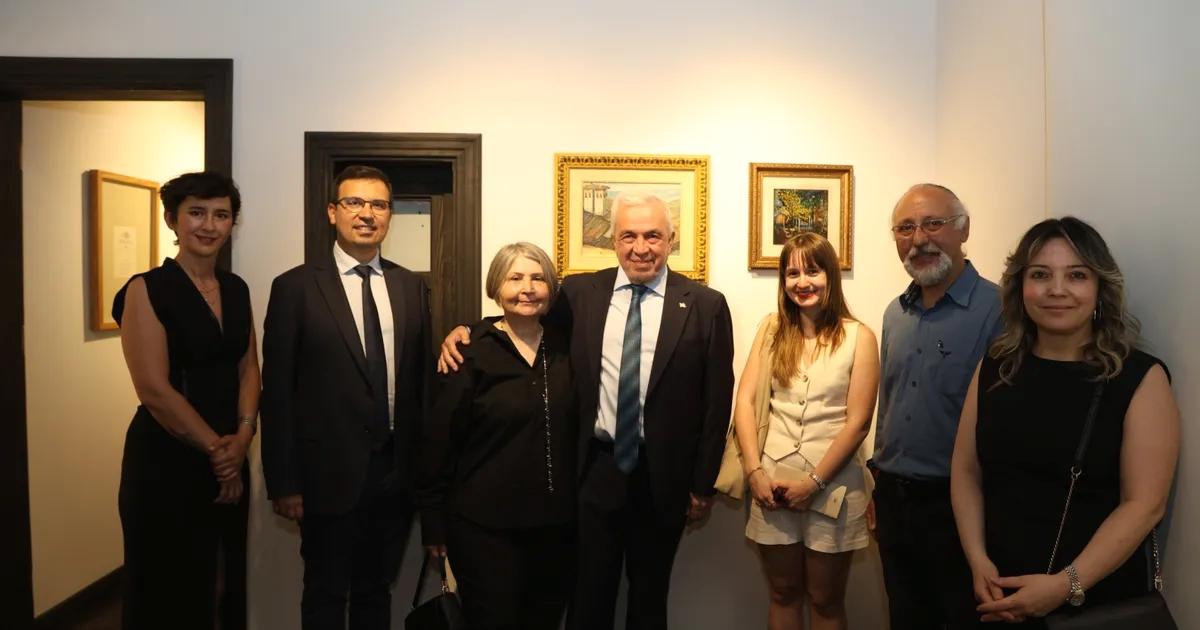 Nilüfer'de Bedri Rahmi Eyüboğlu Sergisi açıldı. Sanatseverler bu özel etkinlikle