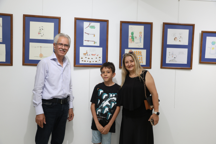 Nilüfer'de Karikatür Sergisi Açıldı