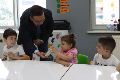 Nilüfer'de Süt Dağıtımıyla Sağlıklı Günler
