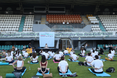 Nilüfer'de Uluslararası Yoga Günü kutlaması