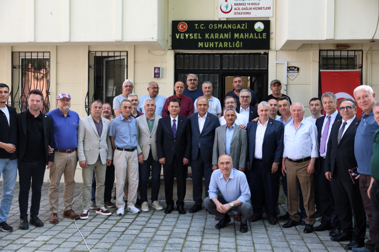 Osmangazi’de halkla iç içe kahvaltı buluşması
