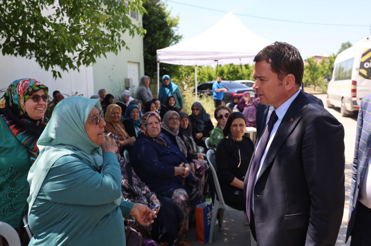 Osmangazi'de mahalle ziyaretleri ve geleneksel hayır