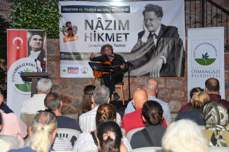 Osmangazi'de Nazım Hikmet Anması
