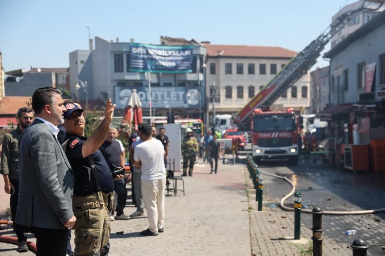 Osmangazi'de Yangın Hızla Söndürüldü