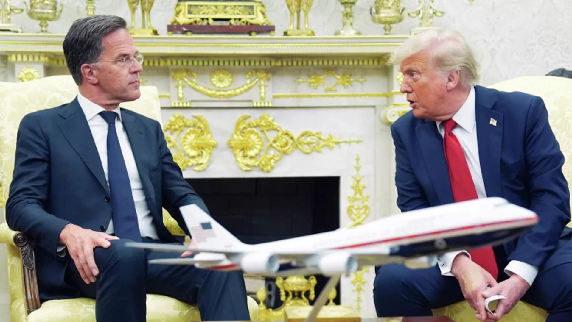 Trump ve Rutte, ABD'de kritik bir zirvede bir araya geldi.