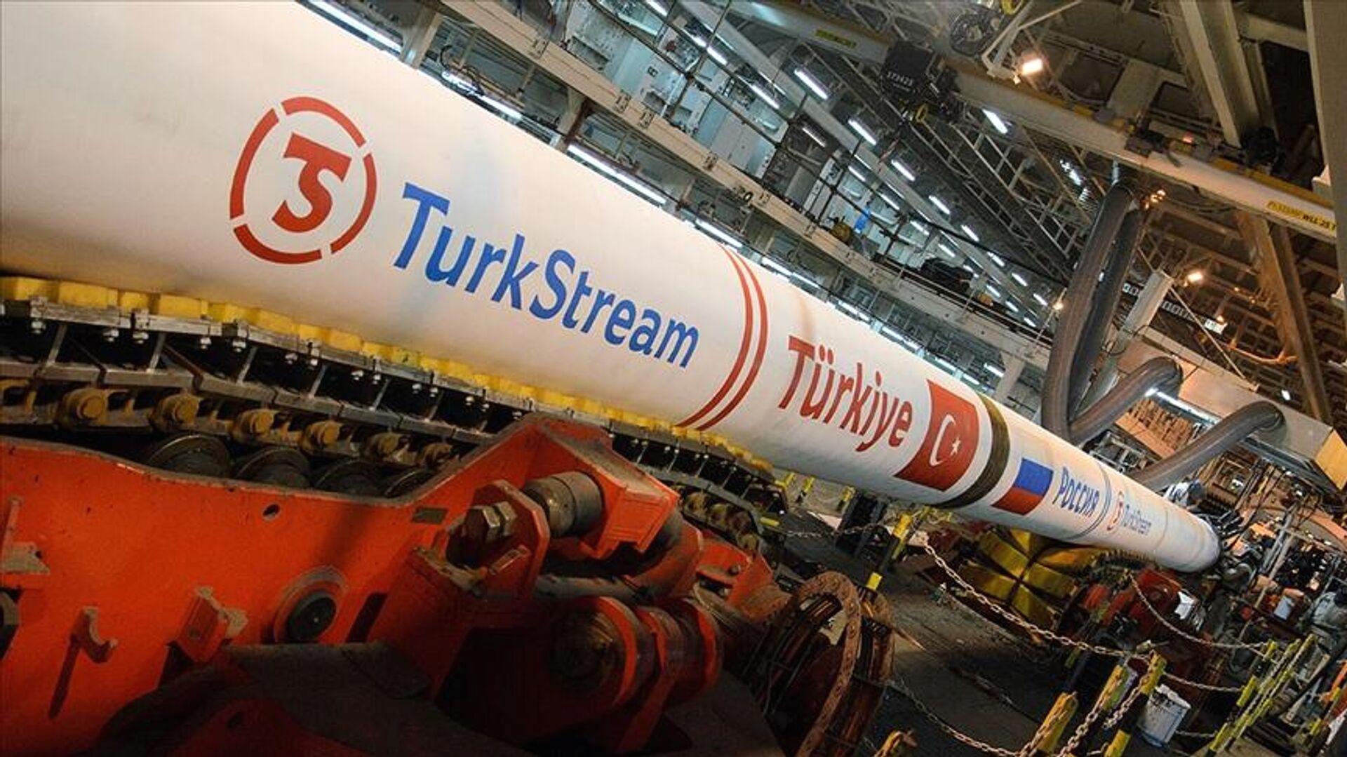 TürkAkım gaz boru hattı Avrupa'ya gaz akışında rekor seviyeye ulaştı.