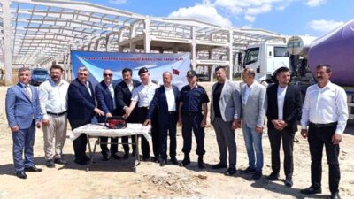 Yenişehir'de yeni jandarma hizmet binası temeli atıldı. Güvenlik ve hizmet