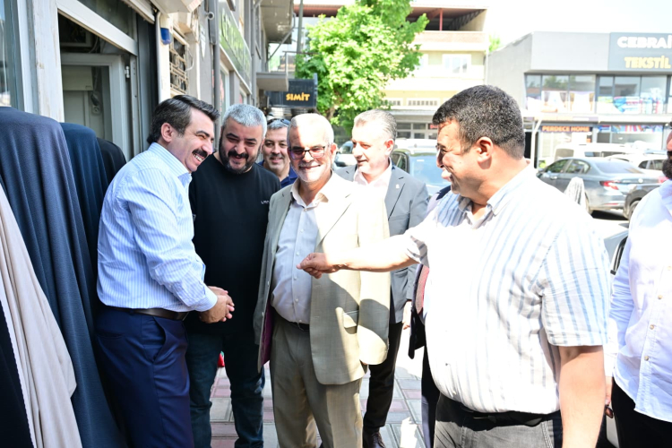 Yıldırım'da Esnaf Ziyareti Yoğun İlgi gördü