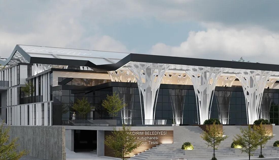 Yıldırım'da gençlik merkezi inşası hızla ilerliyor. Yeni merkez, gençlere sağlıklı