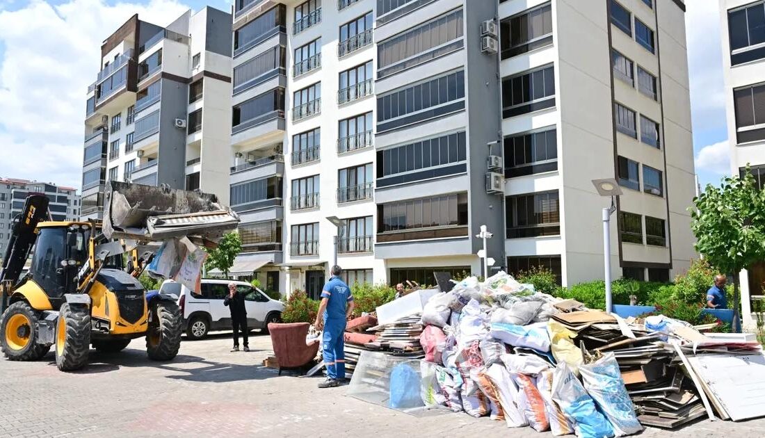 Yıldırım'da yangın mağdurlarına yönelik destek ve yardım kampanyaları ile destek