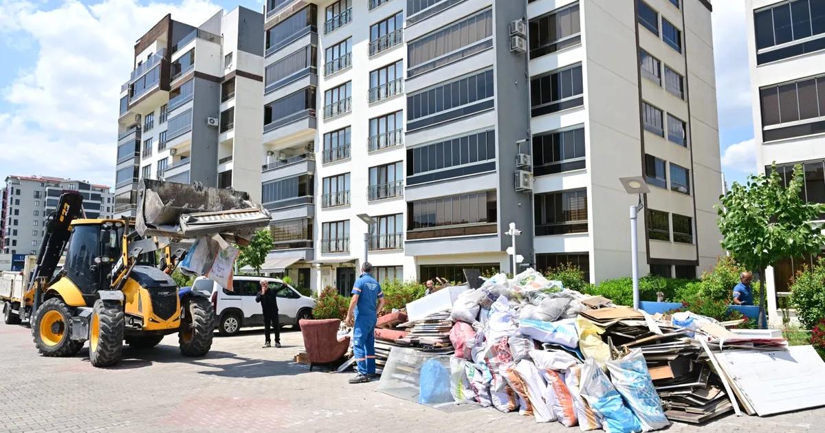Yıldırım'da yangın mağdurlarına yönelik destek ve yardım kampanyaları ile destek