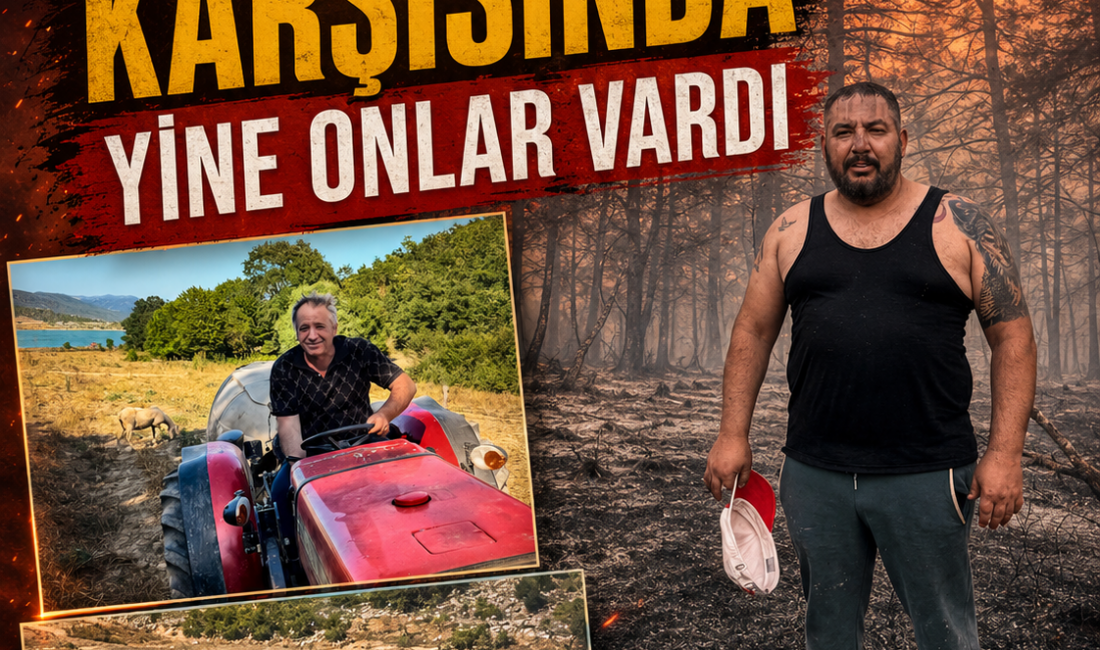 Bursa’nın Kestel ilçesinde meydana gelen orman yangınında, ekiplerin yanı sıra
