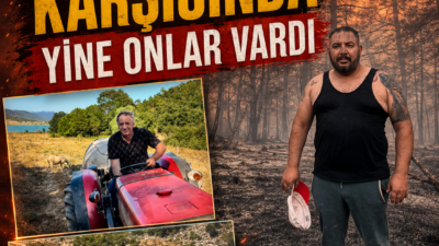 Bursa’nın Kestel ilçesinde meydana gelen orman yangınında, ekiplerin yanı sıra
