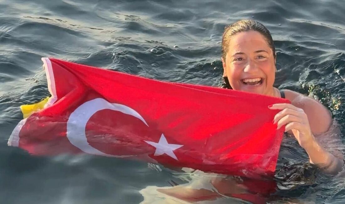 Aysu Türkoğlu, Tsugaru Kanalı'nı zorlu parkuru 13 saatte geçerek büyük